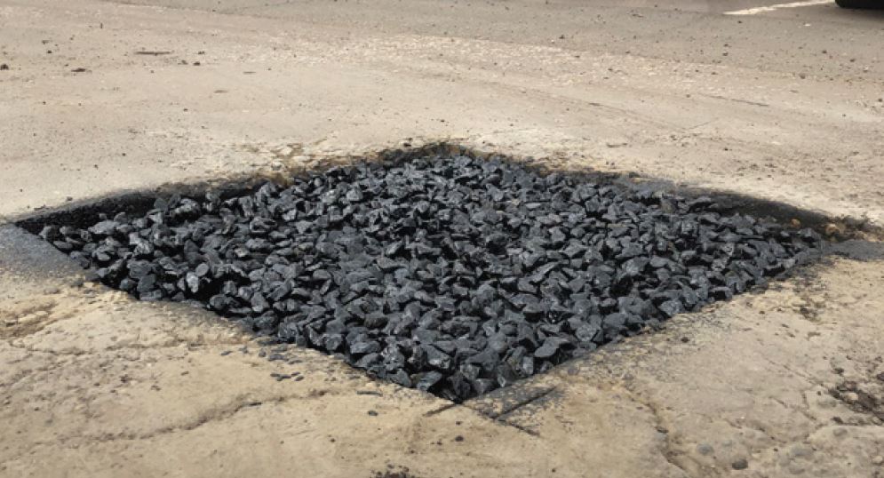 AggreFill® Tiefenfüller Asphalt Schlagloch Heisseinbau – Bild 3
