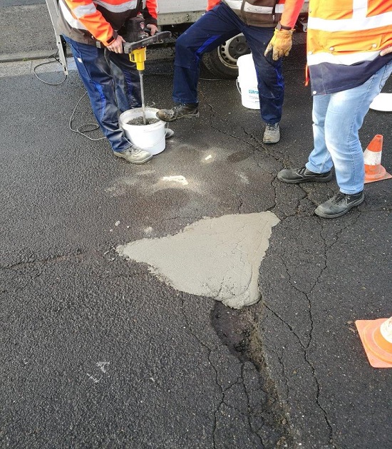 FM Hochlast Asphalt-Schnellmörtel, 20 kg – Bild 2